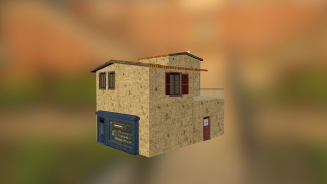 Cityscene 3 House1 3D Model