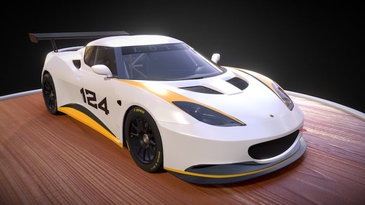 Lotus Evora 124 3D Model