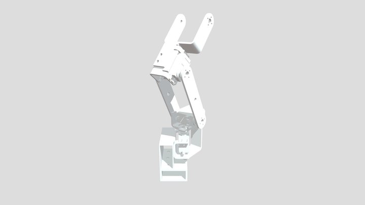 Servo Arm v2 3D Model