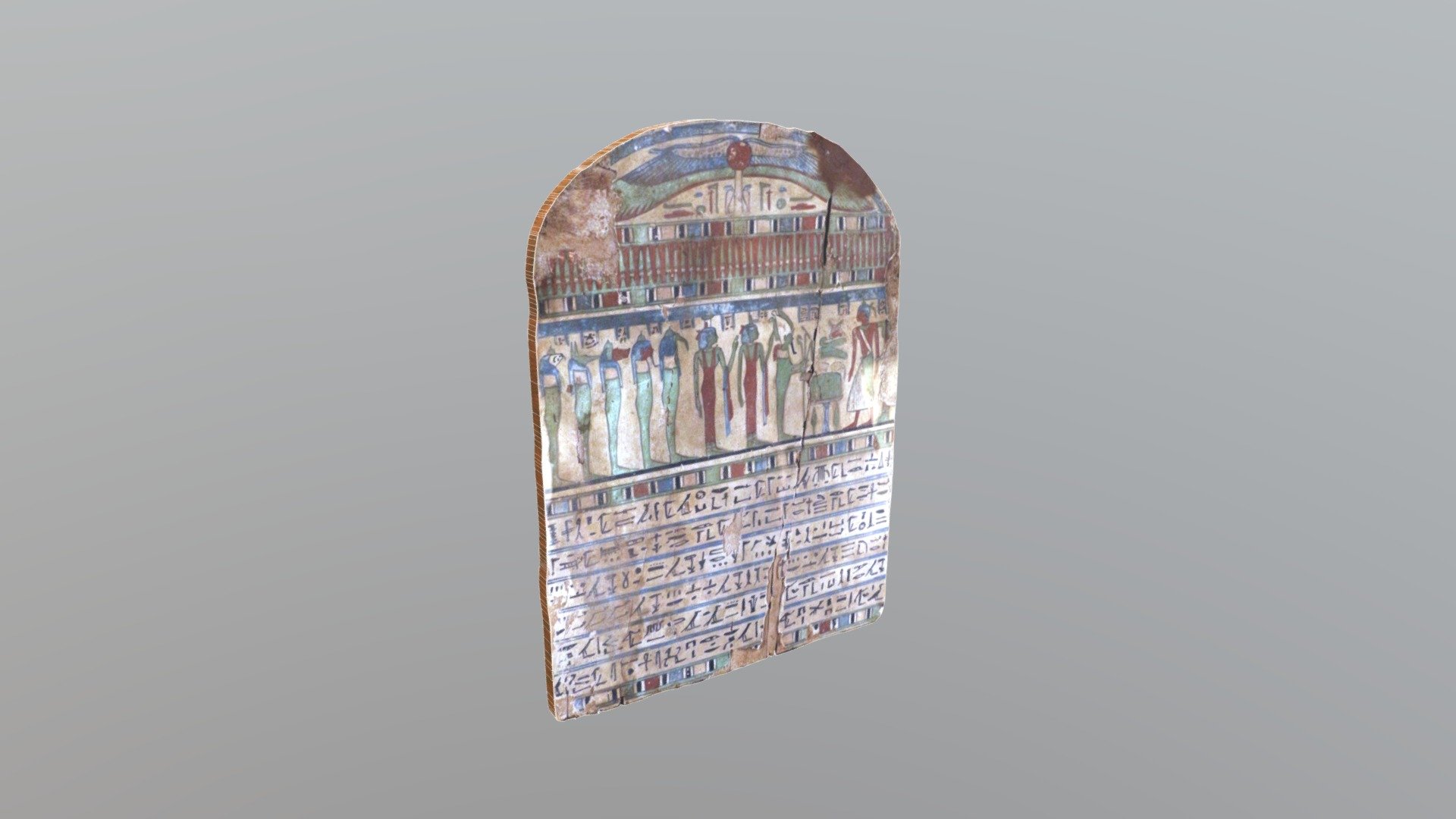 47 Stela of Meret-at - Download Free 3D model by artseteaching [ca4b0fd ...