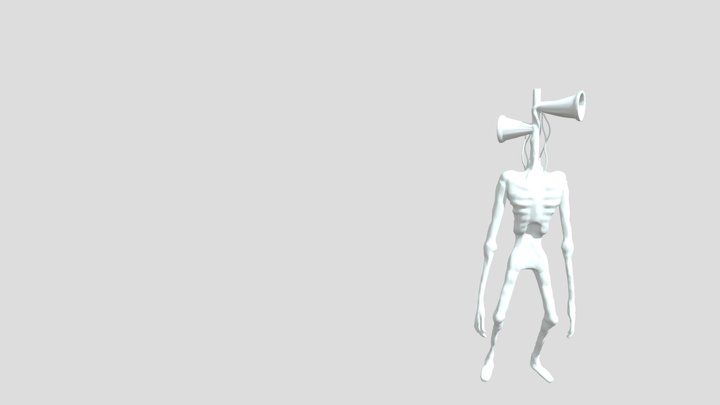 horror-skunx-siren-head-model 3D Model