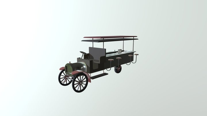 Camion Garford Bar Mobile 3D Model