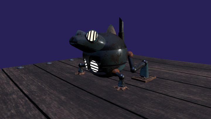 Critter01 - Frog 3D Model