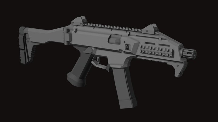 cz scorpion evo 3 3D Model