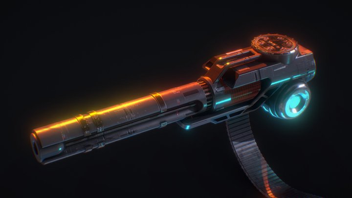 Scifi Cannon – Modèle 3D gratuit STL