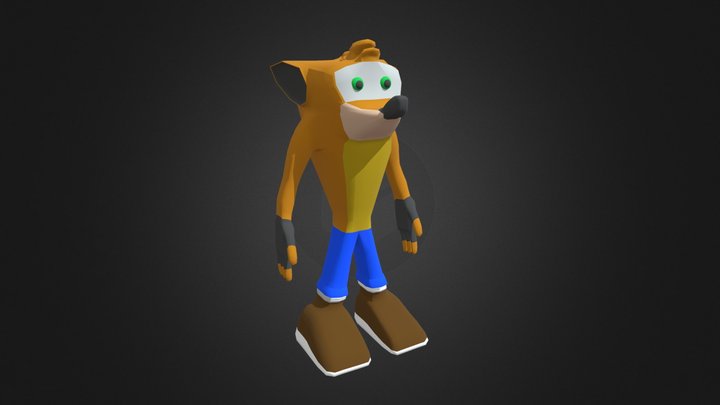 Crash Bandicoot 3D Model