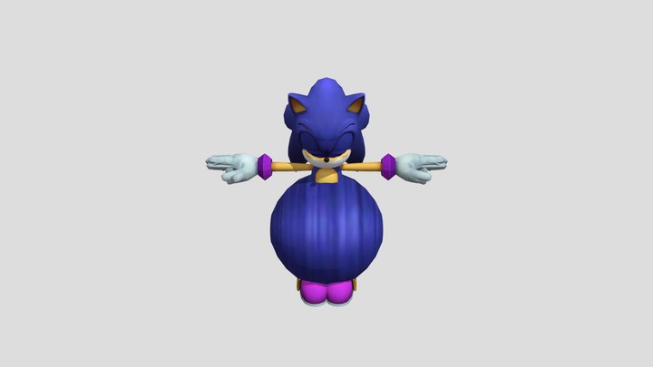 C01 - Sonic 3ds alternate – Free 3D Model STL