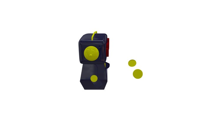 Robot Azul 3D Model