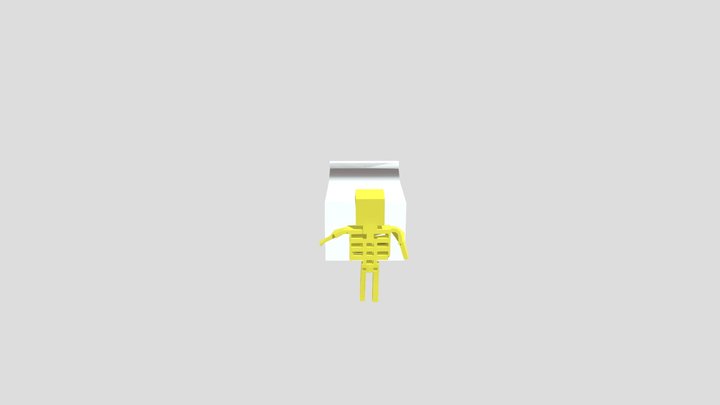 JustRig and skeleton v7  fixed left arm animatio 3D Model