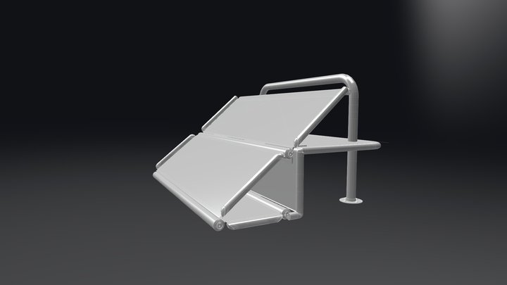 Urban Bench 3D Model