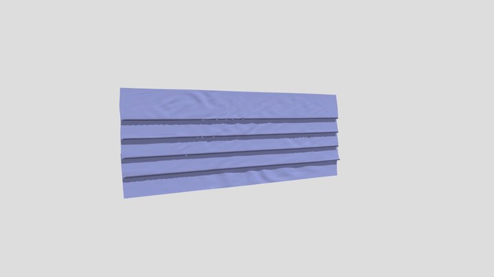 Roman Blinds 3D Model