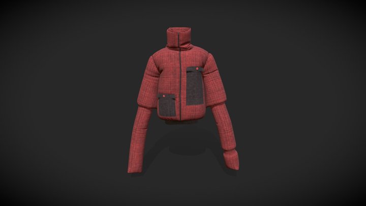 Puffer Jacket 3D Model