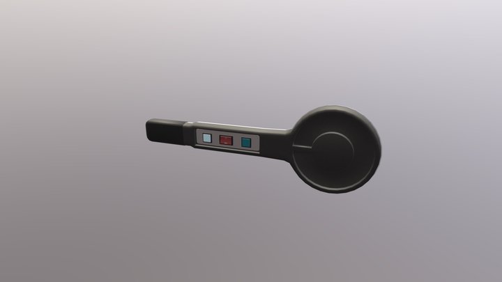 Train Dispatch Baton 3D Model