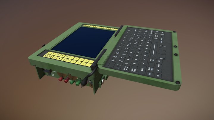 Terminal for Military Vehicle (Clean-ish) 3D Model