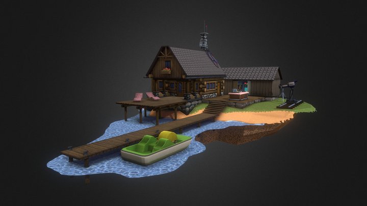 Lodge (Unlucky Seven Game) 3D Model