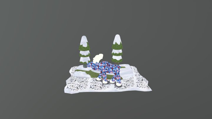 Canadian Moose 3D Model