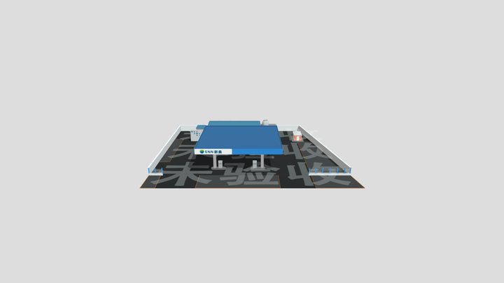山东省-烟台实业-开发区加气站_03 3D Model