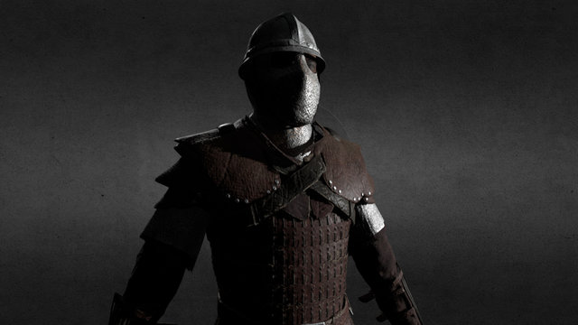 Medieval Guard 3D Model