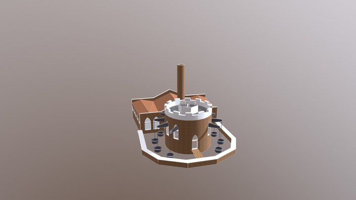 Gemaal cruqius 3D Model