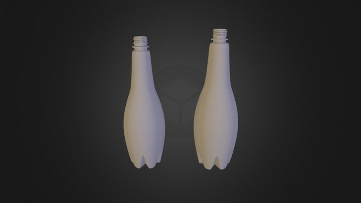 Butil-бутылка-7 002 3D Model