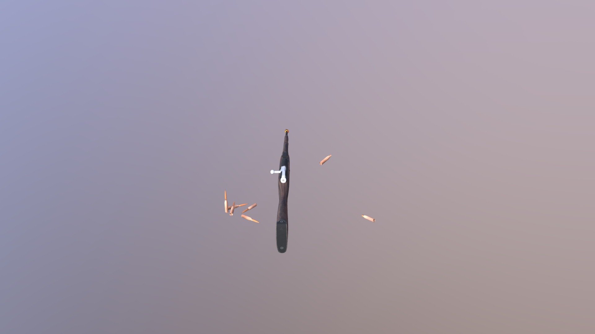 rifle disparando