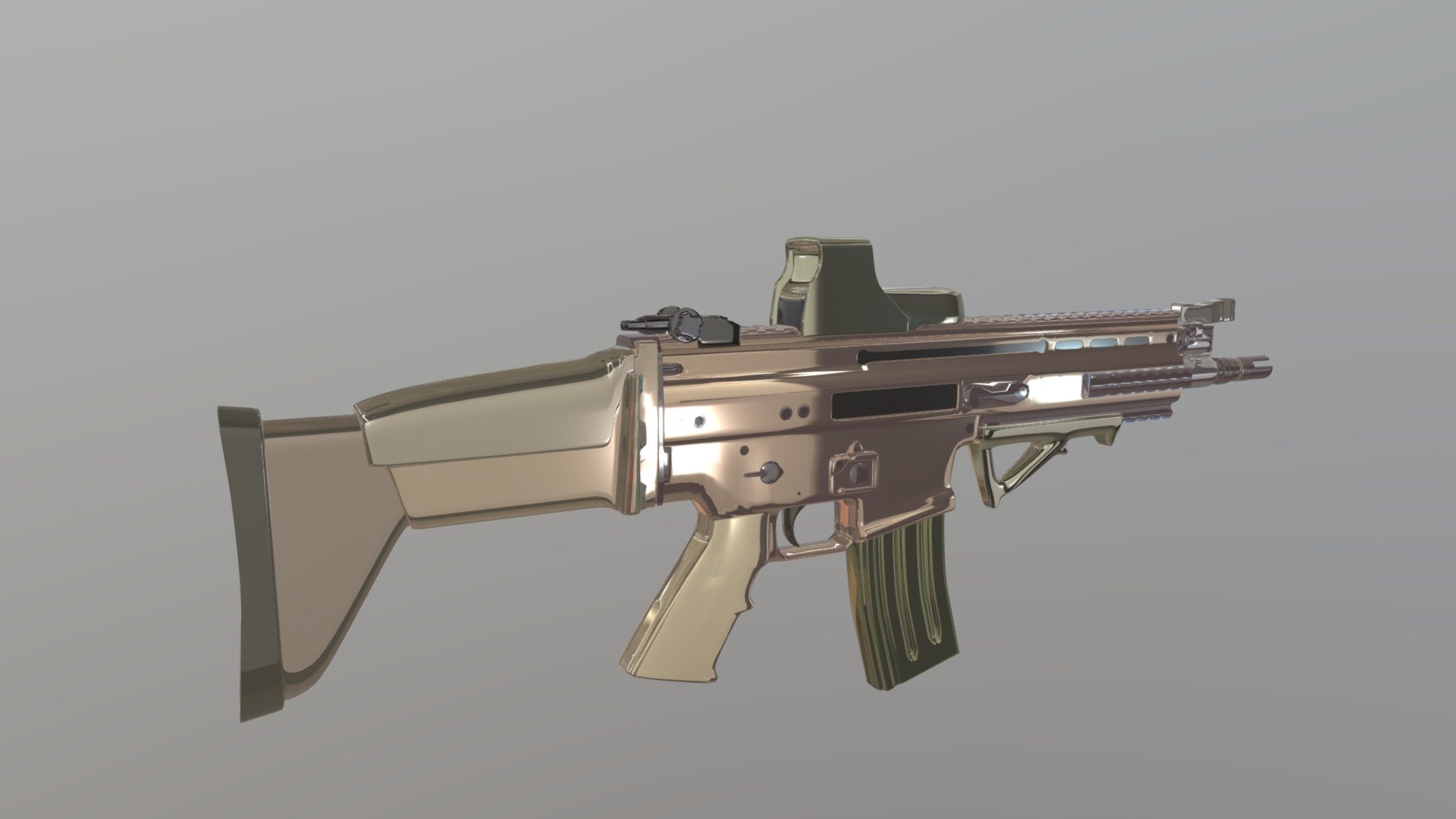 Assault rifle - Download Free 3D model by Chenchanchong [ca56c16 ...