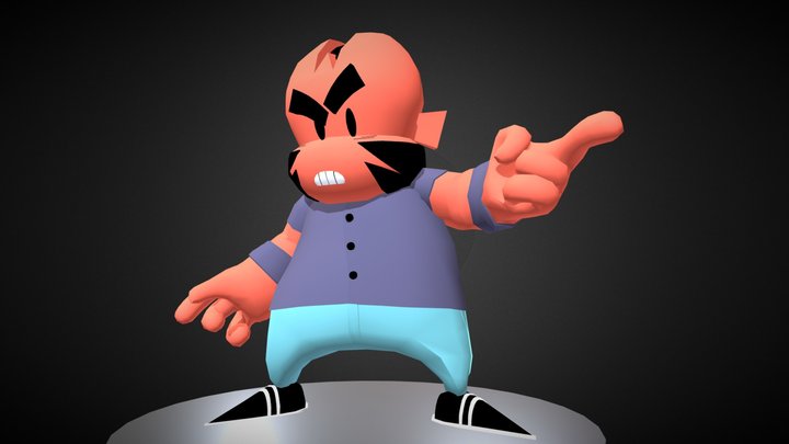 Gako Figurine 3D Model