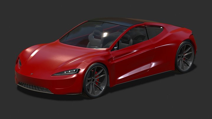 Tesla roadster 3D Model
