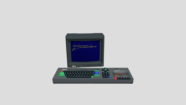 Amstrad CPC 464 3D Model