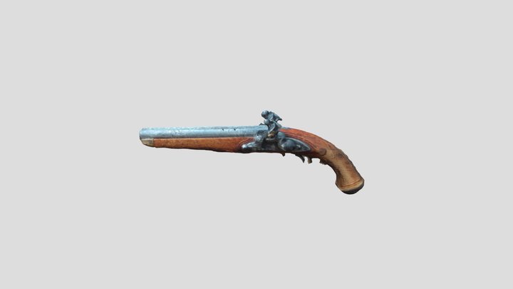 SPANISH FLINTLOCK (Replica) - 3D photogrammetry 3D Model