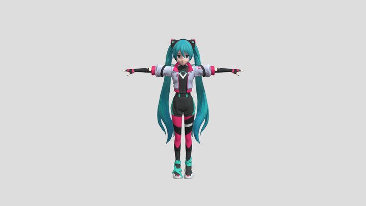 Hatsune_miku_sonic_racing_crossworlds 3D Model