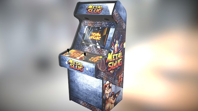 Maquina recreativa arcade Metal Slug 3D 3D Model