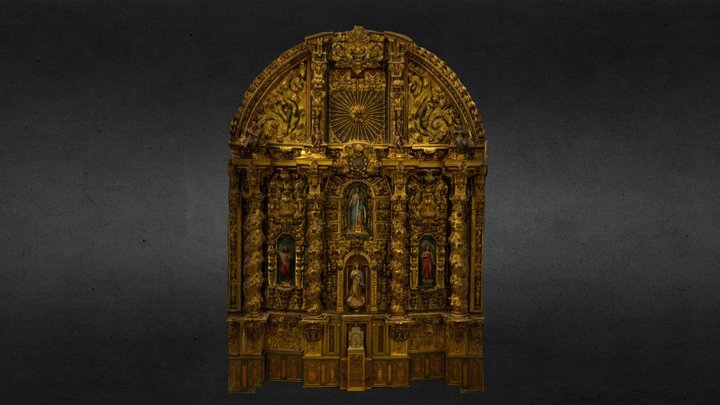 RETABLO SANTA CATALINA DE EL BONILLO 3D Model