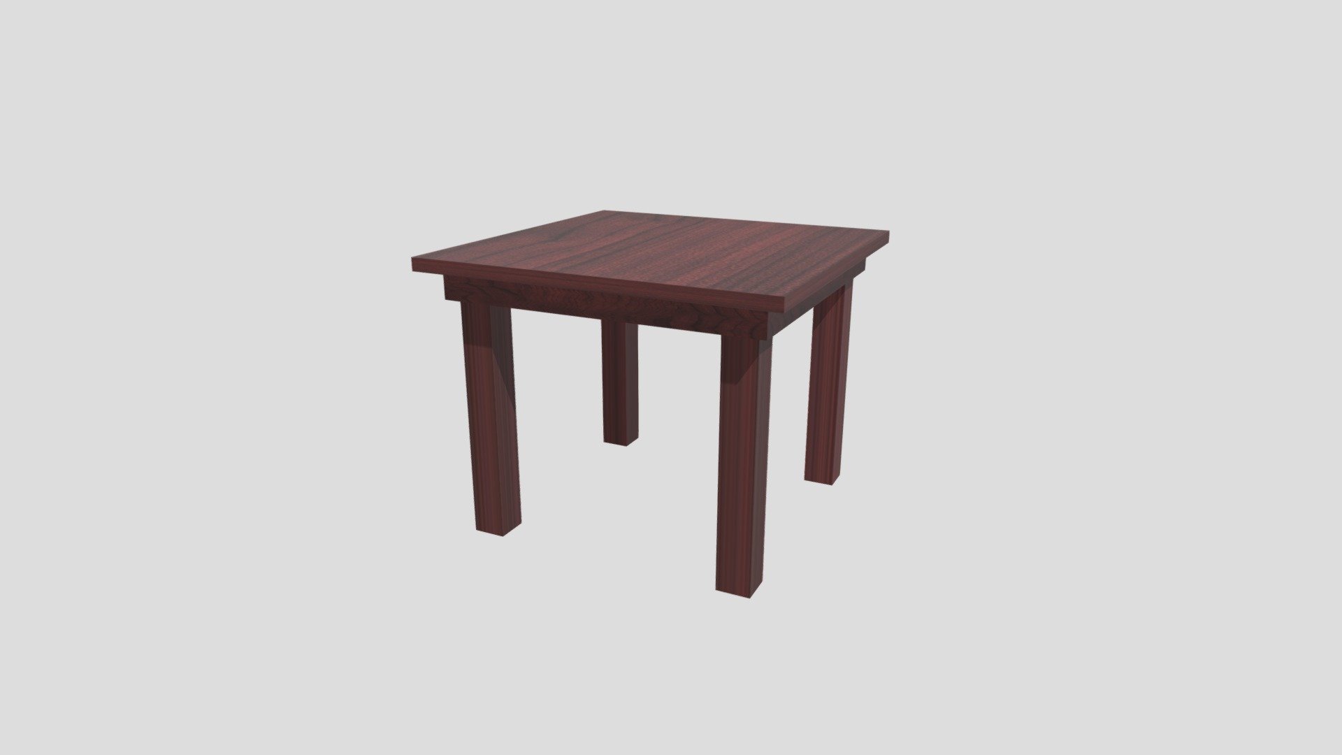 Mesa madera caoba — Sketchfab embed 3D viewer