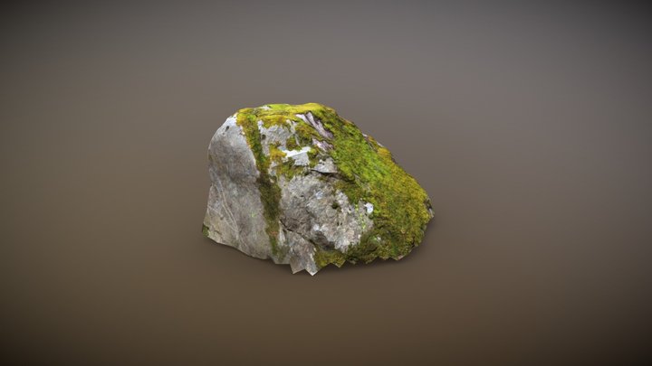 Rock-01 Med 3D Model