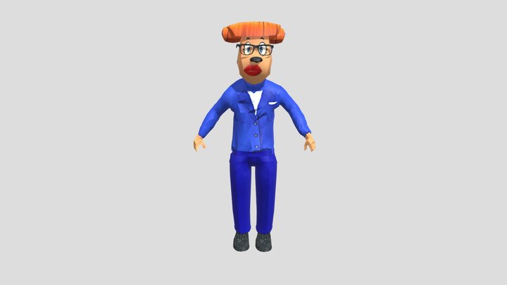 Тамара стюардесса 3D Model