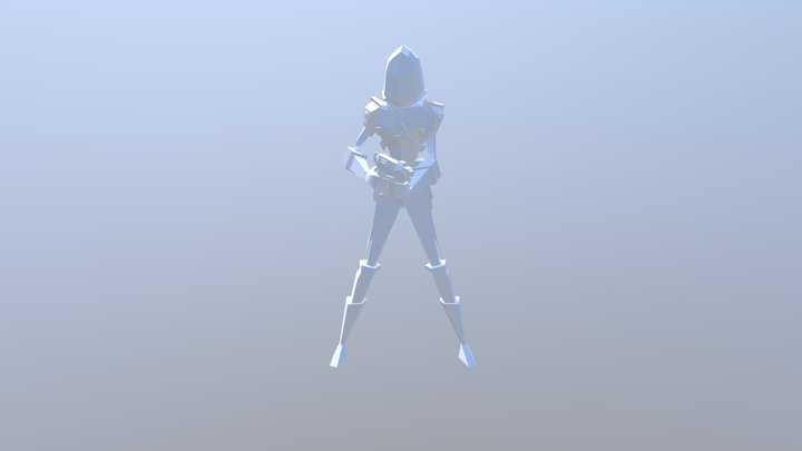 Scout Trooper Running (Slo-mo) 3D Model