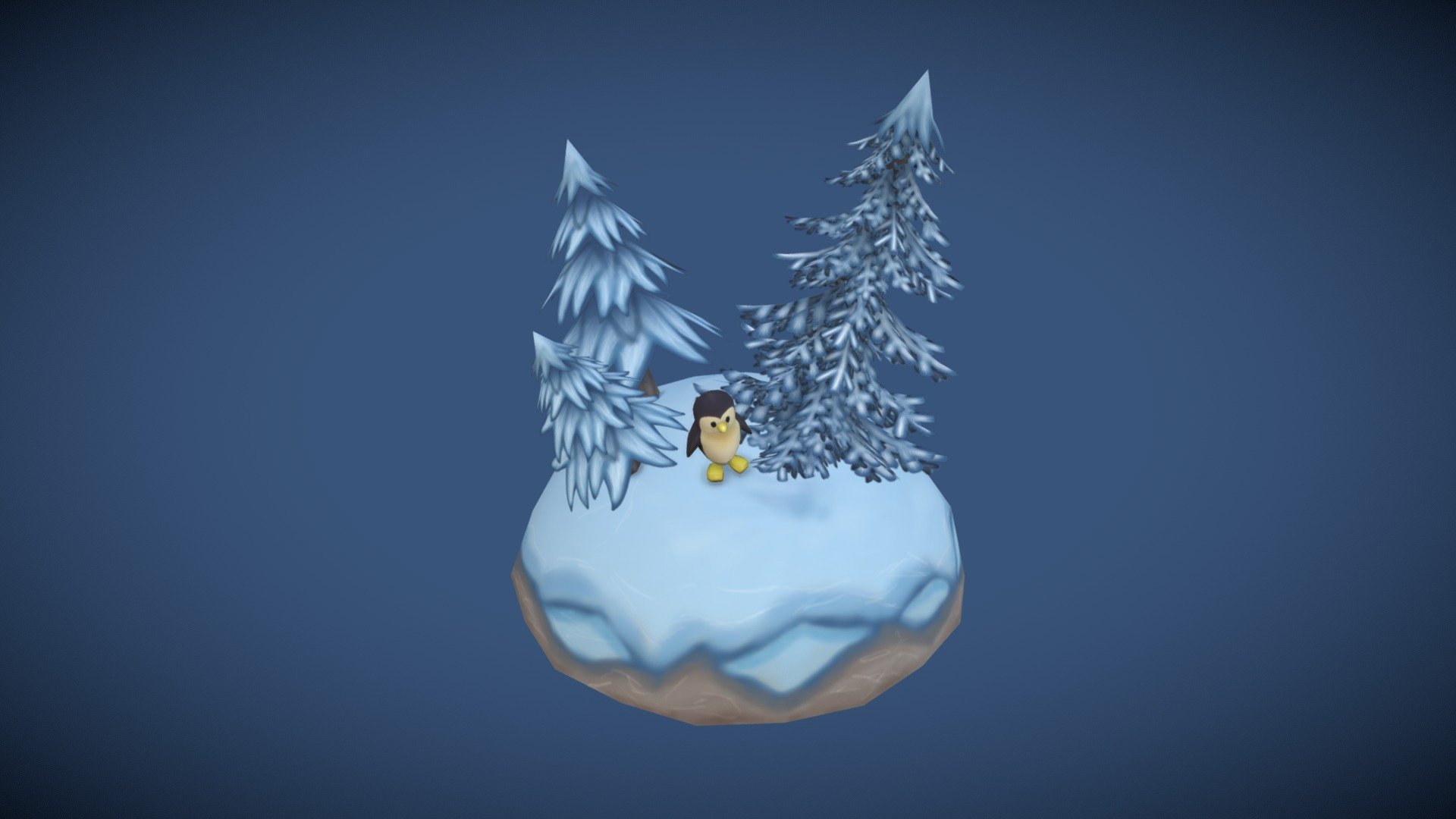 Winter Island - 3D model by Leon (@PanicPug) [ca5dbf0] - Sketchfab