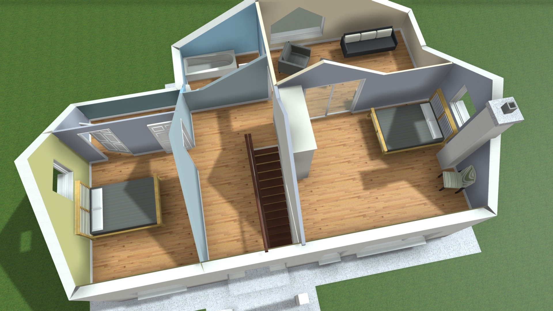 H. McGinley - Upper Floor Plan