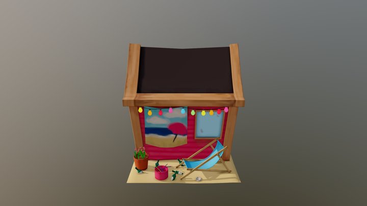 Lawn and Order - Bettinas cabin 3D Model