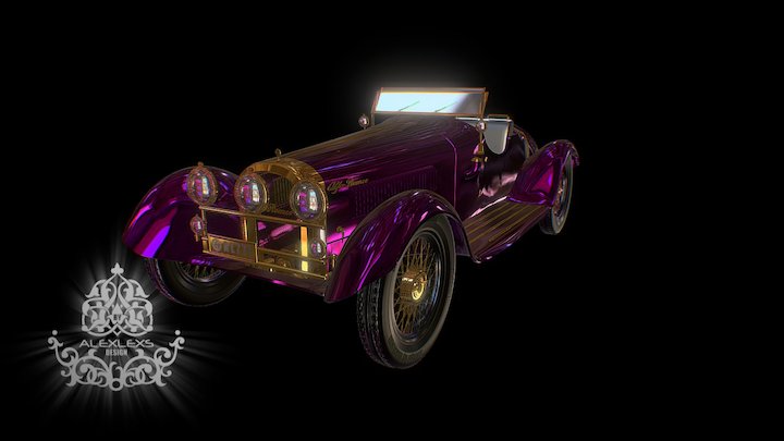 ALFA-ROMEO-6c-1750 – Free 3D Model STL
