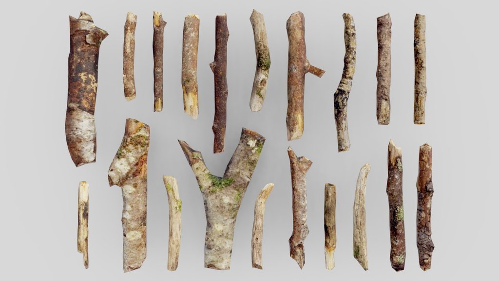 Lowpoly Sticks - Free Download
