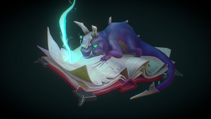 Sleepy Fella - Handpainted Realtime Asset 3D Model