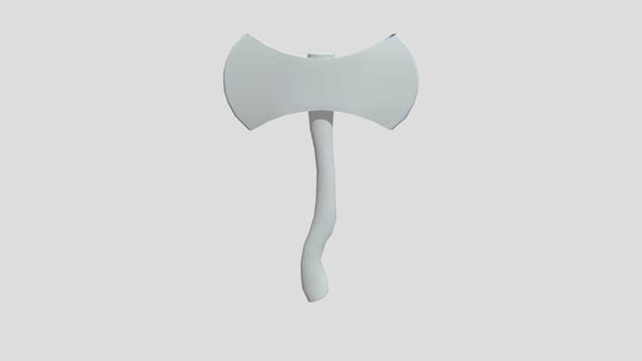 Double Axe Model 3D Model