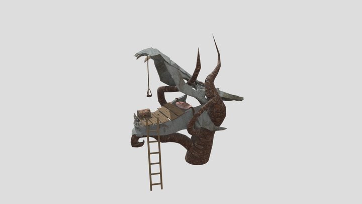 Berk Rogue Treehouse 3D Model