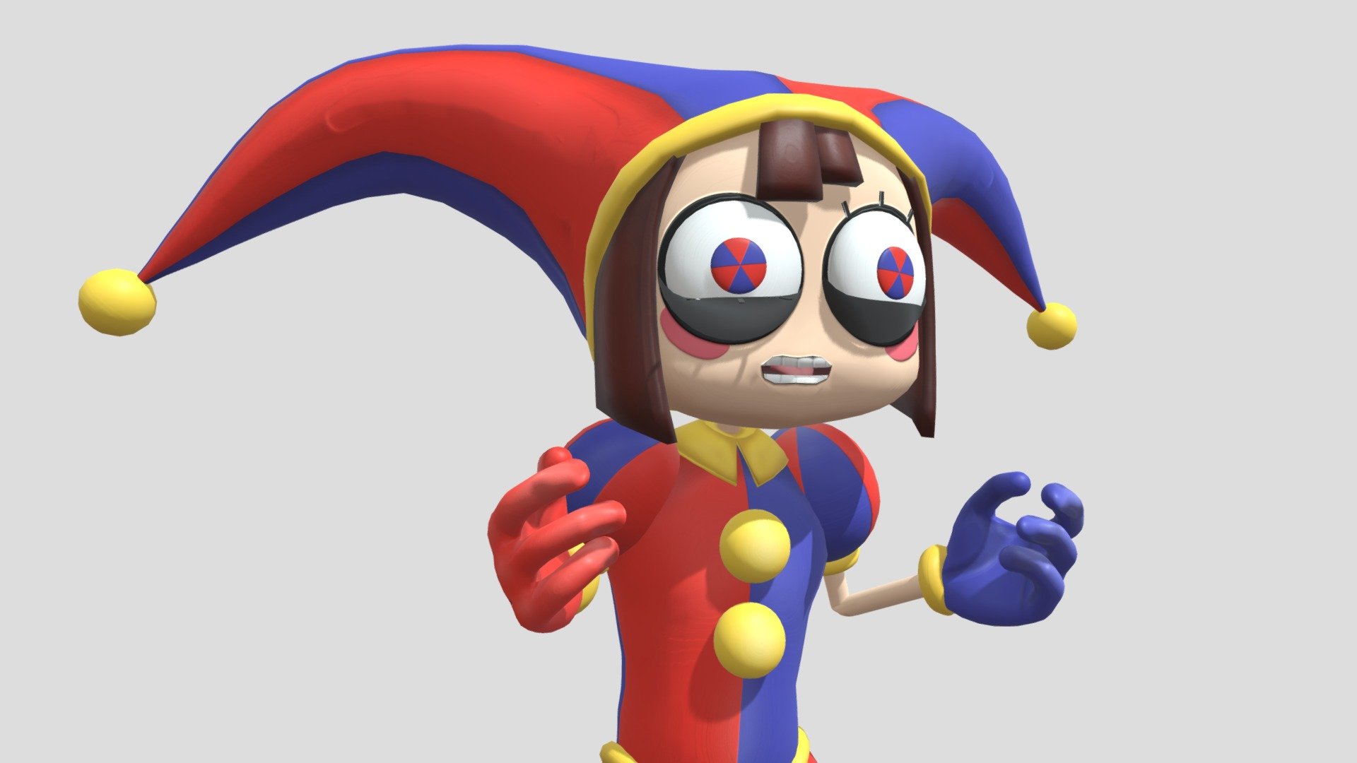 Pomni - 3D model by Tの人 (@ringofriendt5) [ca663d5] - Sketchfab