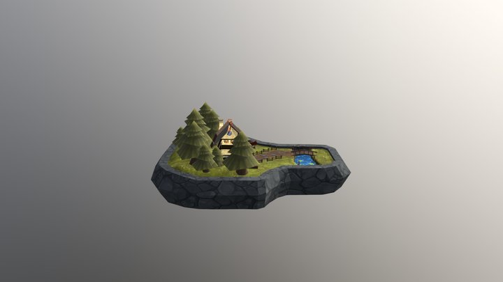 forest yard ap3 3D Model