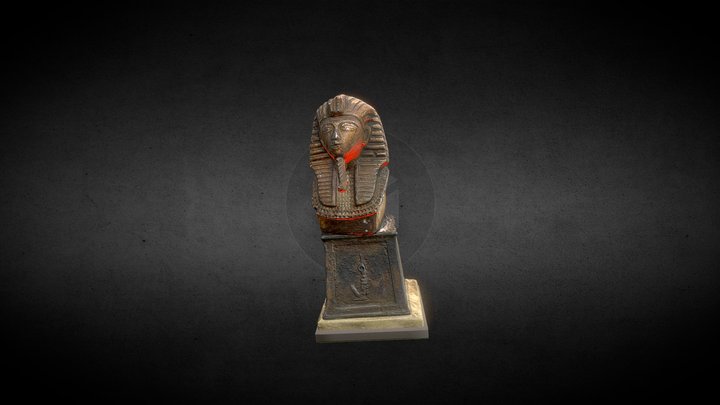 Egyptian pharaoh 3D Model
