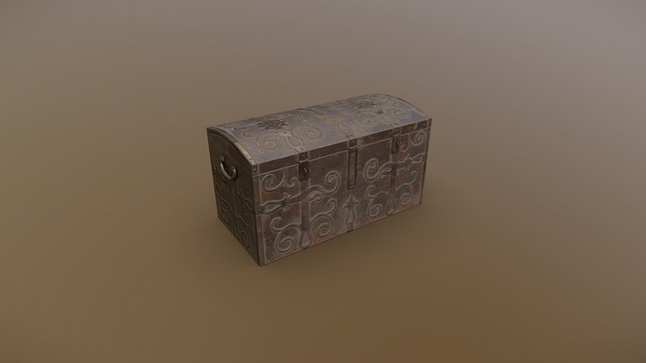 Medieval Chest 3D Model