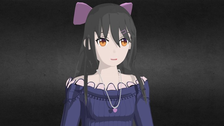 Original character－Kuroko【Pencil+4】 3D Model
